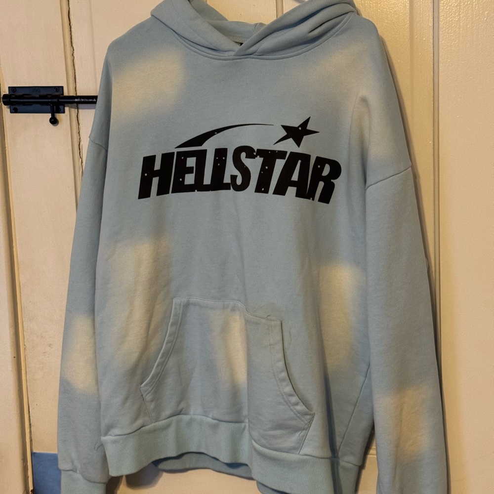 Hellstar Light Blue Men's Hoodie